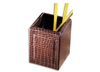 Crocodile-Leather-Pencil-Cup-brown.jpg