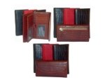 Alligator Leather Checkbook Wallet