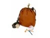 Drawstring Leather Leather Pouch Handbags