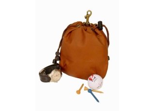 Drawstring Leather Leather Pouch Handbags