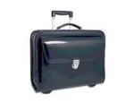 European Leather Wheeled Laptop  Bags