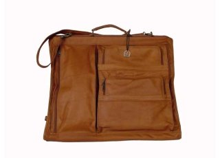 Leather Expandable Garment Bag