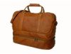 False Bottom Leather Sport Bag