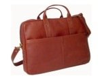 Leather Top Zip Portfolio bags