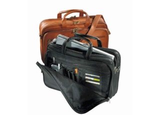 Vaqueta Organizer Laptop Briefcase