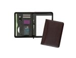 A4 Deluxe Leather Conference Folder, Zipped