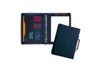 A4 Deluxe Ring Binder with Handle, Zipped