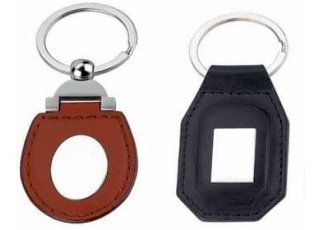 Black Leather Key Chains