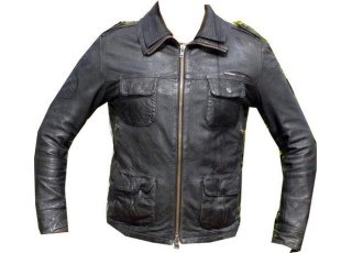 Black Leather Men’s Jacket