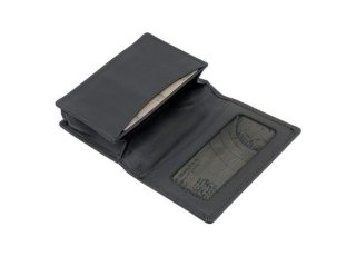 Flap Over Leather Business Card Holder