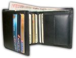 Leather Gents Wallet Black