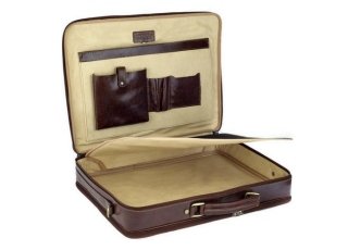 Leather Laptop Briefcase