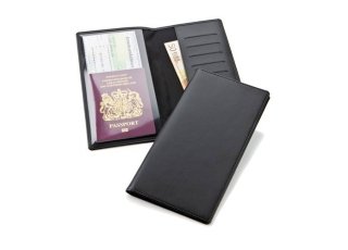 Leather Travel Wallets with Card Slots