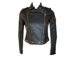 Long Sleeves Ladies Leather Jackets