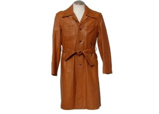 Mens Brown Coat with Belt