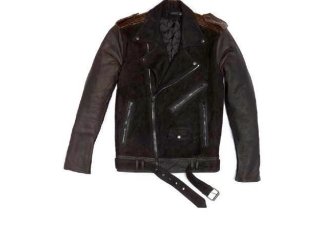 Men’s Black Cow suede Jacket