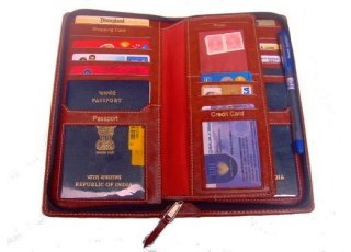 Passports & Multiple Cheque Book Cover