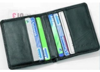 Soft Leather Credit Card Holder Wallet