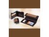 Leather Gift Set-Three-in-one(Goat Black & Baize)