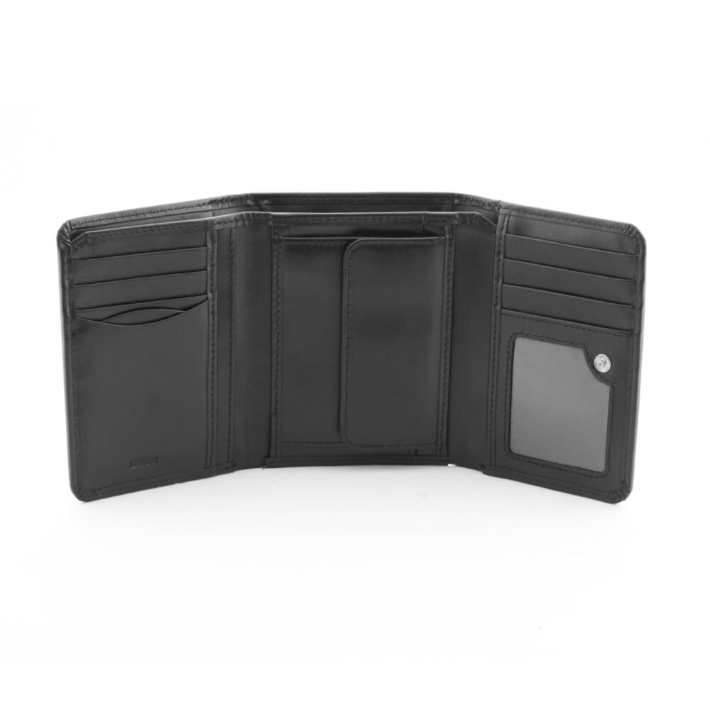 Universal Premium Trifold Leather Coin Wallet